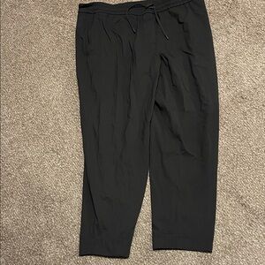 lululemon athletica Charcoal Tapered-Leg Mid-Rise Pant Luxtreme